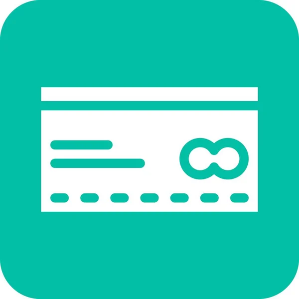Creditcard Vectoricoon Ontwerp Illustratio — Stockvector