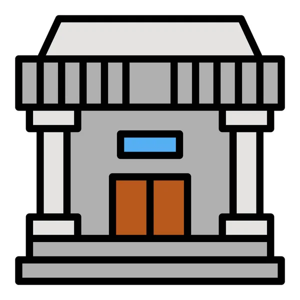 Дизайн Векторной Иконы Банка Illustratio — стоковый вектор