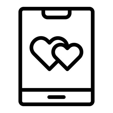 Tablet Vektör Simgesi Tasarım İllüstrasyonu