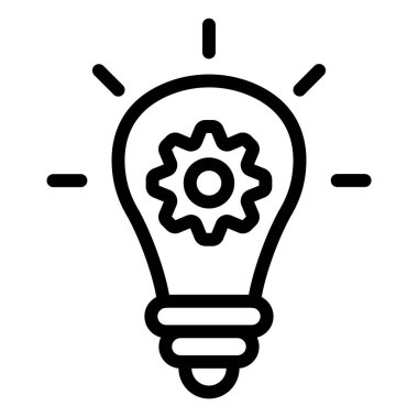 İcat Vektörü Simgesi Tasarım İllüstrasyonu