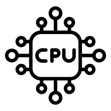 Cpu Vektör Simgesi Tasarım ResmiComment