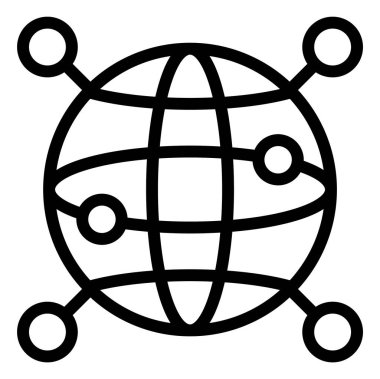 Sayısallaştırma Vektörü Simgesi Tasarım İllüstrasyonu