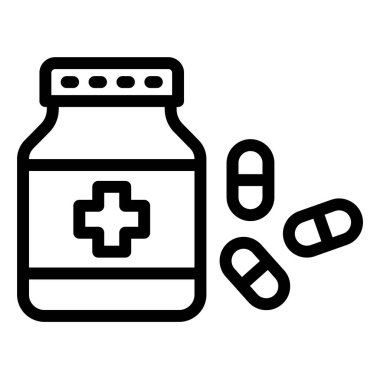 Haplar Vektör Simgesi Tasarım İllüstrasyonu