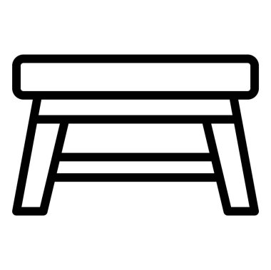 Tablo Vektörü Simgesi Tasarım İllüstrasyonu