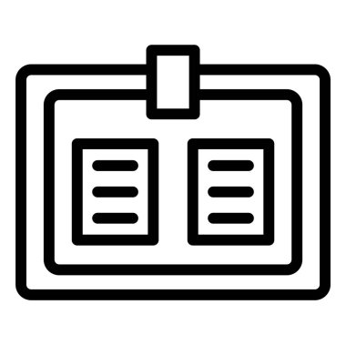 Uyarı Panosu Vektör Simgesi Tasarım İllüstrasyonu