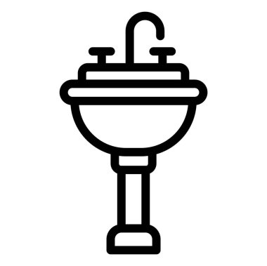 Batık Vektörü Simgesi Tasarım Çizimi