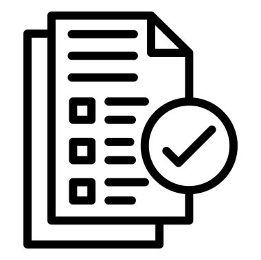 Onaylanmış Vektör Simgesi Tasarım İllüstrasyonu