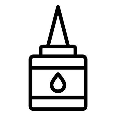 Sıvı Yapıştırıcı Vektör Simgesi Tasarım İllüstrasyonu