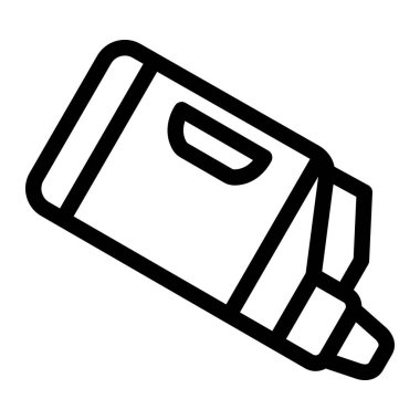 Motor yağı Vektör Simgesi Tasarımı Çizimi