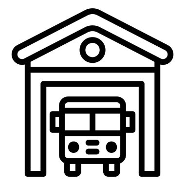 Shed Vektör Simgesi Tasarım İllüstrasyonu