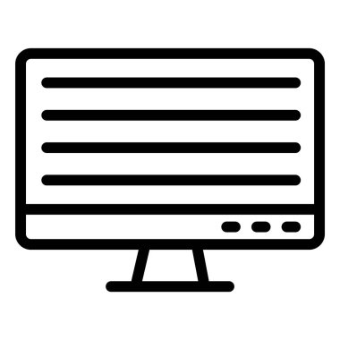 Çevrimiçi İşe Alma Vektörü Simgesi Tasarım İllüstrasyonu