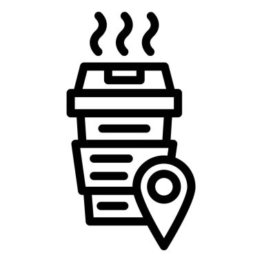 Konum Vektör Simgesi Tasarım İllüstrasyonu