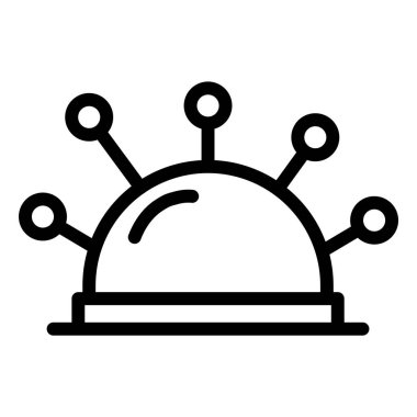 İğnelik Vektör Simgesi Tasarım İllüstrasyonu