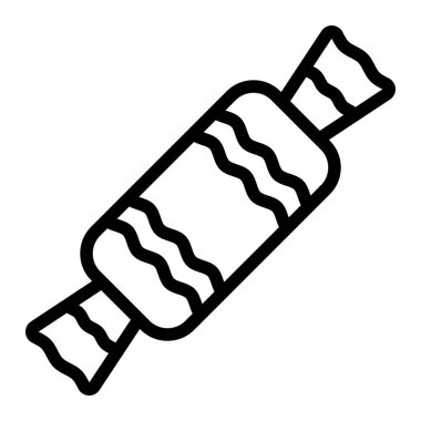 Şekerleme Vektörü Simgesi Tasarım İllüstrasyonu