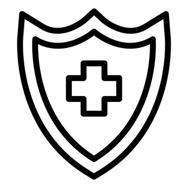 Kalkan Vektörü Simgesi Tasarım ResmiComment