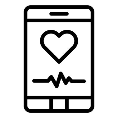 Telefon Vektörü Simgesi Tasarım İllüstrasyonu