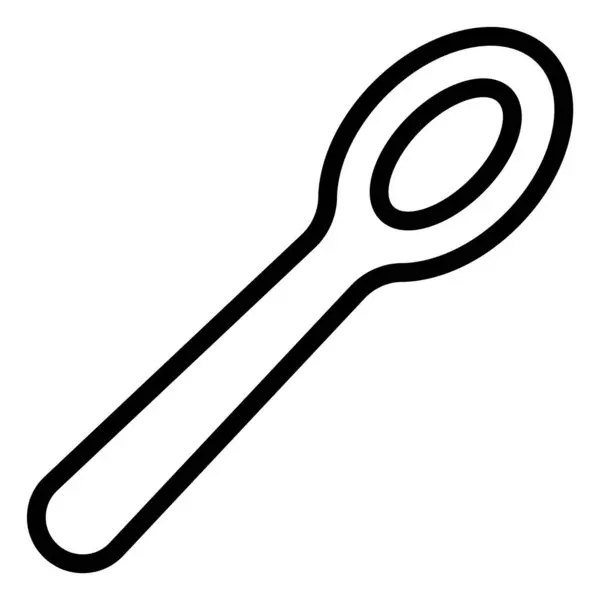 Spoon Vector Icon Design Illustration — Stockvektor