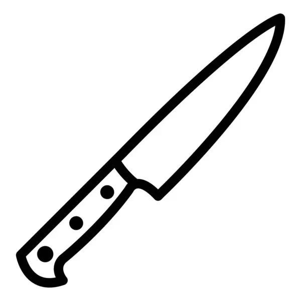 Bıçak Vektörü Simgesi Tasarım Llüstrasyonu — Stok Vektör