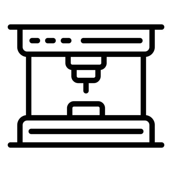 Kaffeemaschine Vector Icon Design Illustration — Stockvektor