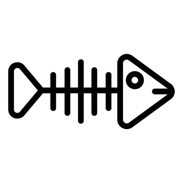 Fischschwanz Vector Icon Design Illustration — Stockvektor