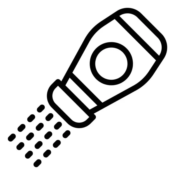 Salt Shaker Vector Icon Design Illustration — Stock Vector