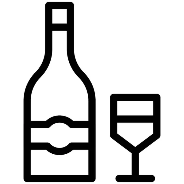 Wine Vector Icon Design Illustration — Stockvektor