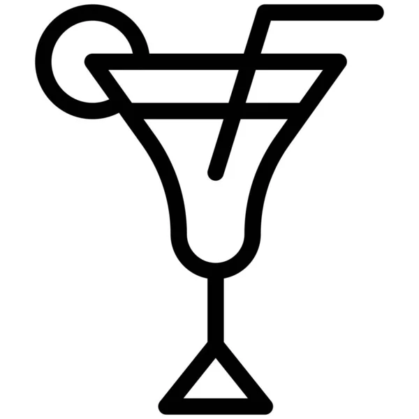 Напої Векторна Ікона Дизайн Ілюстрація — стоковий вектор