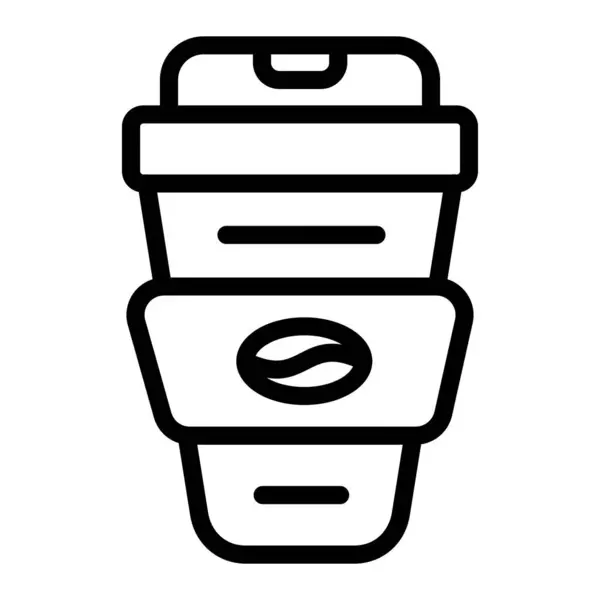 咖啡杯矢量图标设计说明 — 图库矢量图片