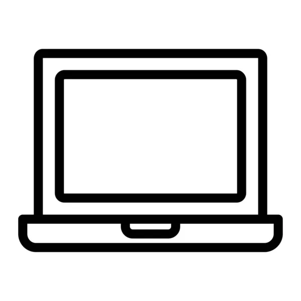 Εικονογράφηση Σχεδίασης Διανυσματικών Εικονιδίων Laptop — Διανυσματικό Αρχείο