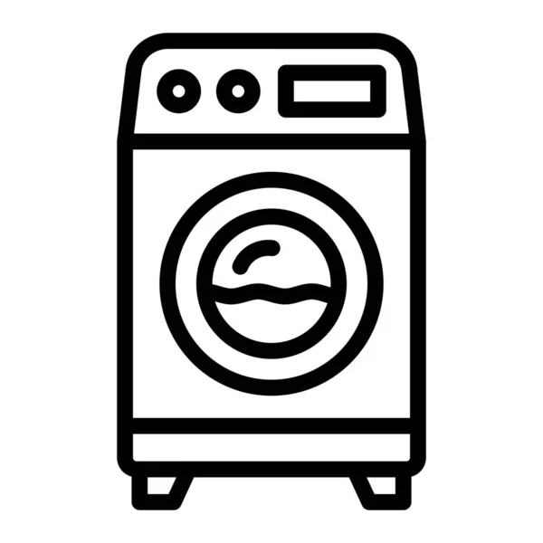 洗濯機ベクトルのアイコンデザインイラスト — ストックベクタ