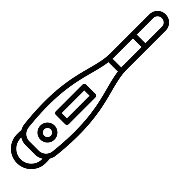 Thermometer Vector Εικονίδιο Σχεδιασμός Εικονογράφηση — Διανυσματικό Αρχείο