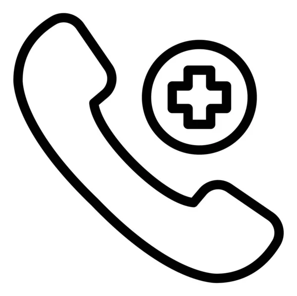 Телефонний Дзвінок Векторна Іконка Дизайн Ілюстрація — стоковий вектор