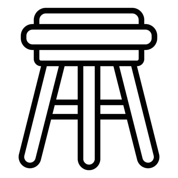 Obrázek Návrhu Vektorové Ikony Stolice — Stockový vektor