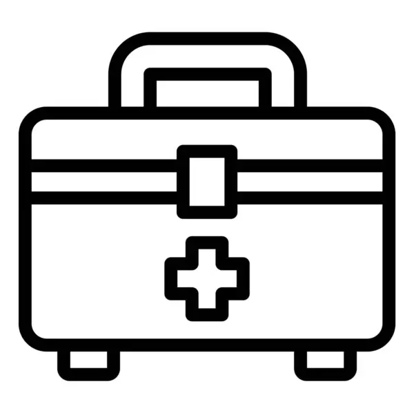 Emergency Kit Vector Icon Design Illustration — Stock Vector