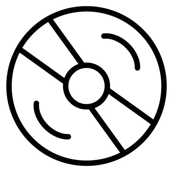 Compact Disc Vector Icon Design Illustration — Stock Vector