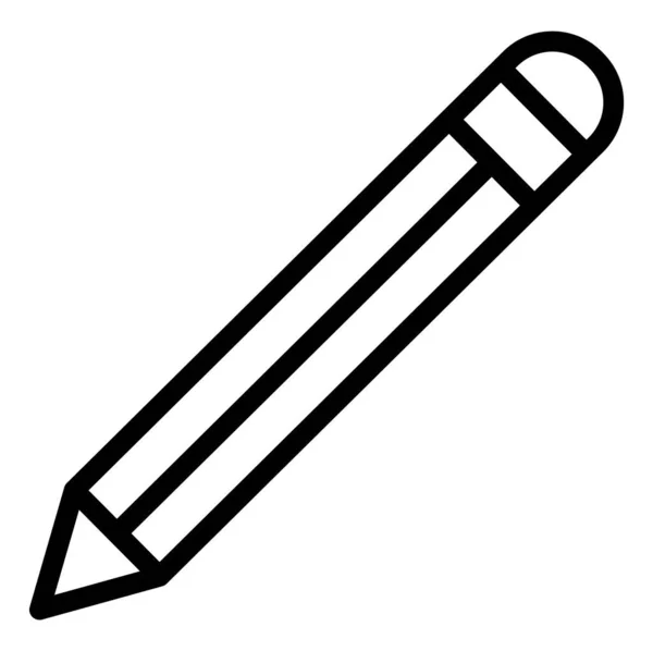 Bleistift Vektor Icon Design Illustration — Stockvektor