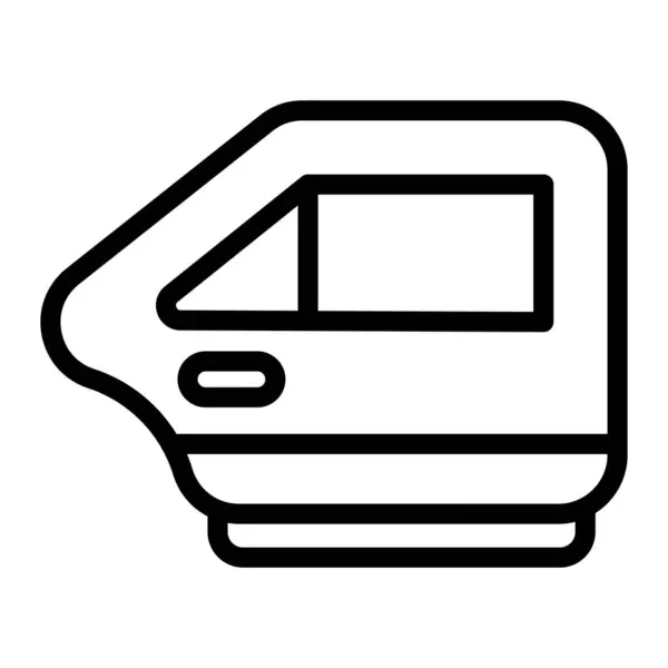 Ilustrasi Desain Vektor Pintu Mobil - Stok Vektor