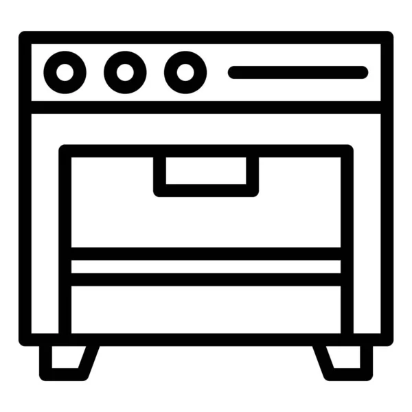 Cooking Stove Vector Icon Design Illustration — Stock Vector