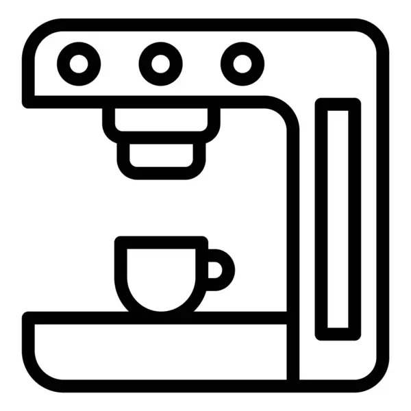 Coffee Machine Vector Icon Design Illustration — Stock Vector