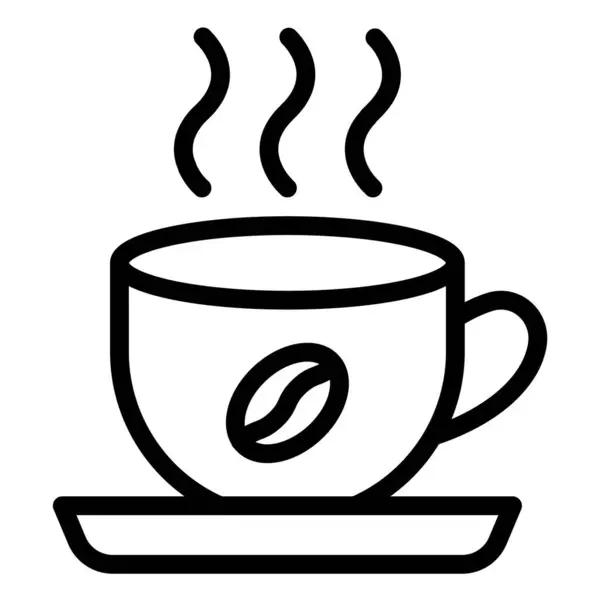 热咖啡矢量图标设计示例 — 图库矢量图片