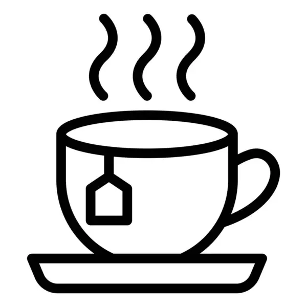 茶杯矢量图标设计示例 — 图库矢量图片