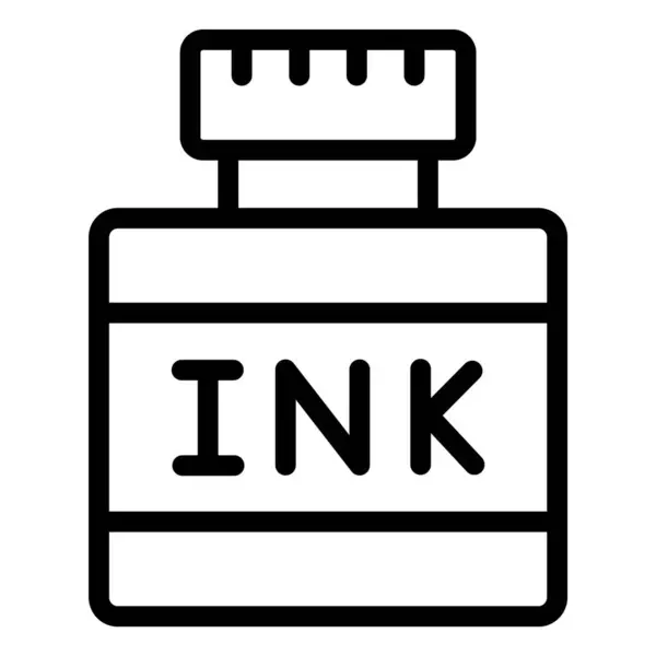 Tintenvektor Icon Design Illustration — Stockvektor