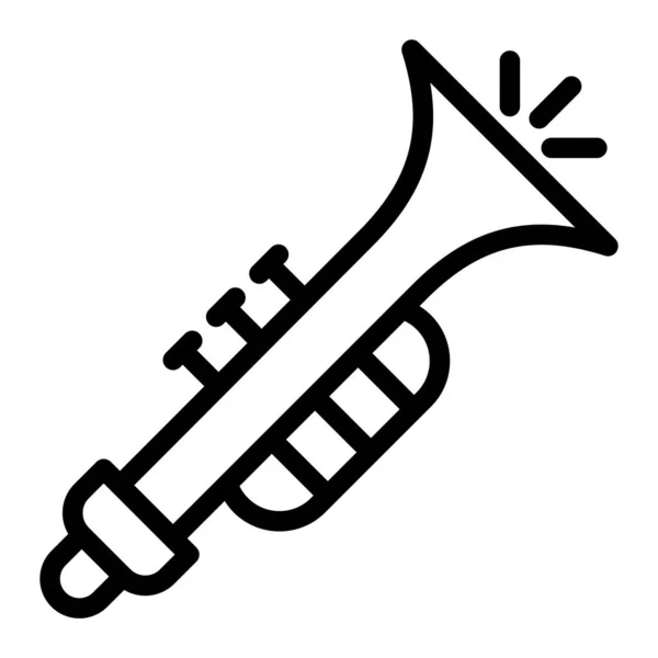 Trumpet Vektor Ikon Design Illustration — Stock vektor