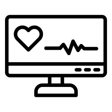 Masaüstü Vektör Simgesi Tasarım İllüstrasyonu