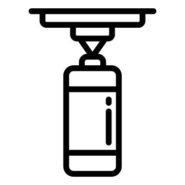 Kum Torbası Vektör Simgesi Tasarım İllüstrasyonu