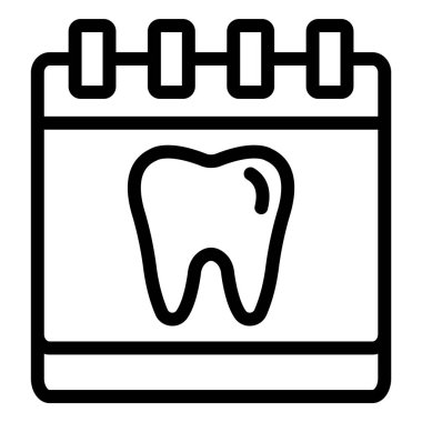 Randevu Vektörü Simgesi Tasarım İllüstrasyonu