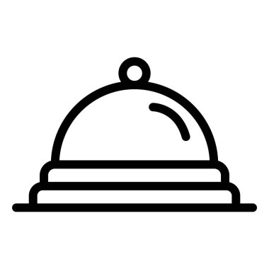 Gıda Tepsisi Vektör Simgesi Tasarım İllüstrasyonu