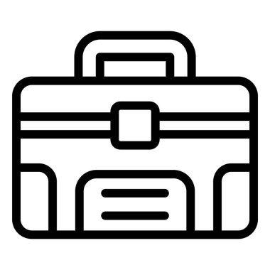 Çanta Vektör Simgesi Tasarım İllüstrasyonu