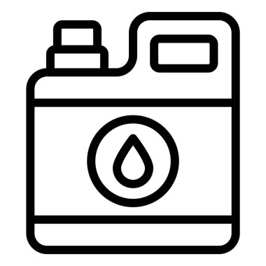 Boşaltma Temizleyici Vektör Simgesi Tasarım İllüstrasyonu