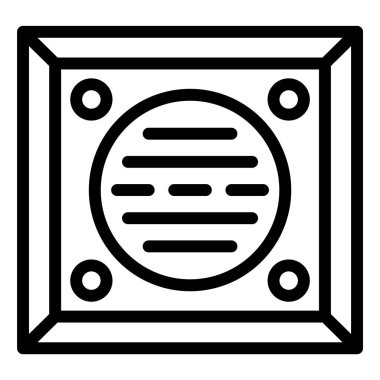 Boşaltma Vektörü Simgesi Tasarım İllüstrasyonu